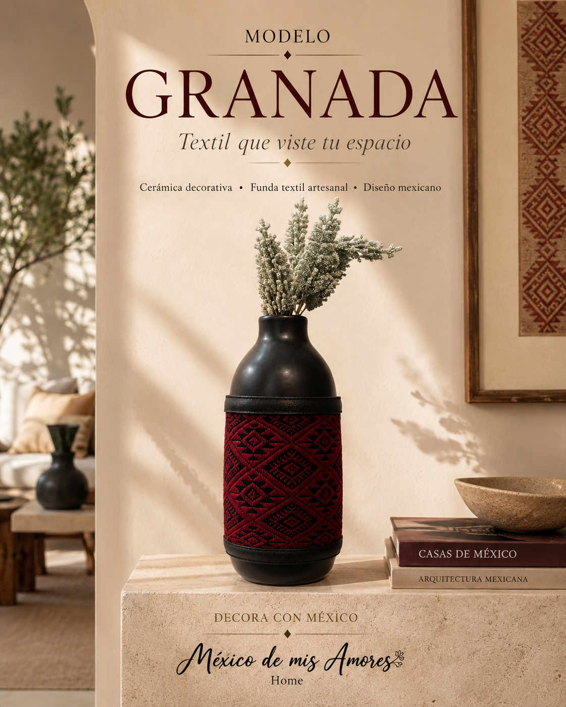Jarrón Cerámica Granada